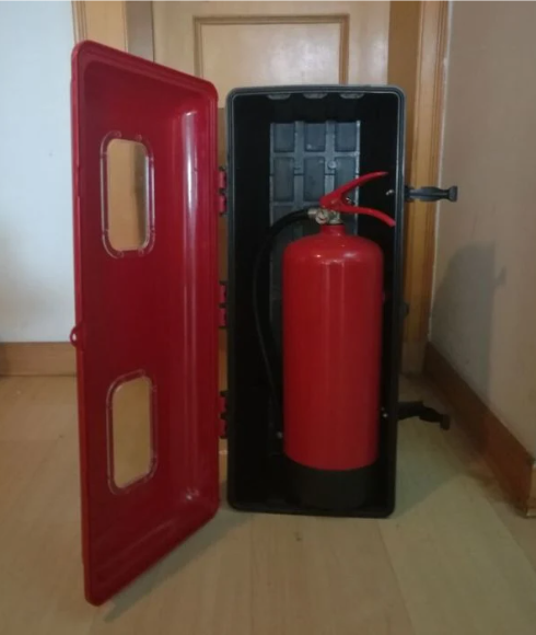 Прочная напольная подставка для пластиковой коробки для огнетушителя