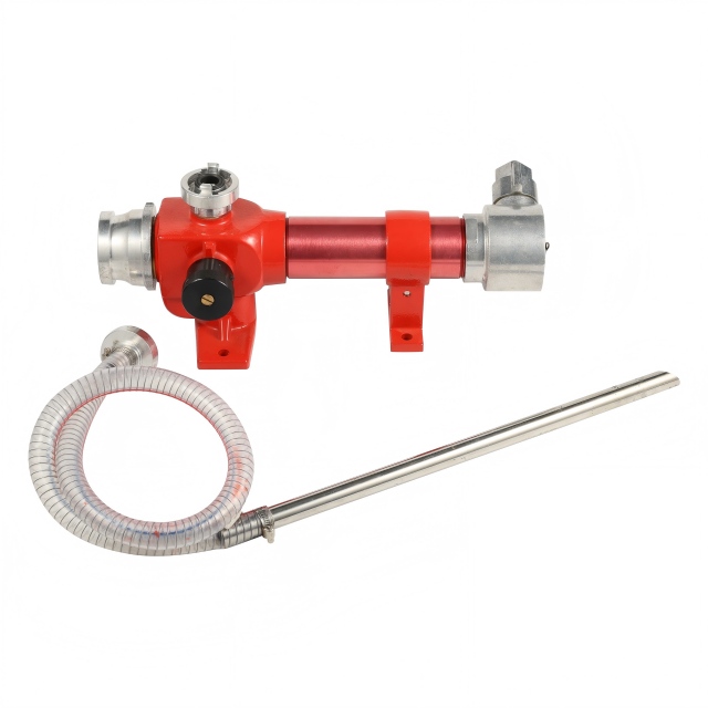 Латунный + алюминиевый линейный портативный пенный индуктор, противопожарный генератор пены