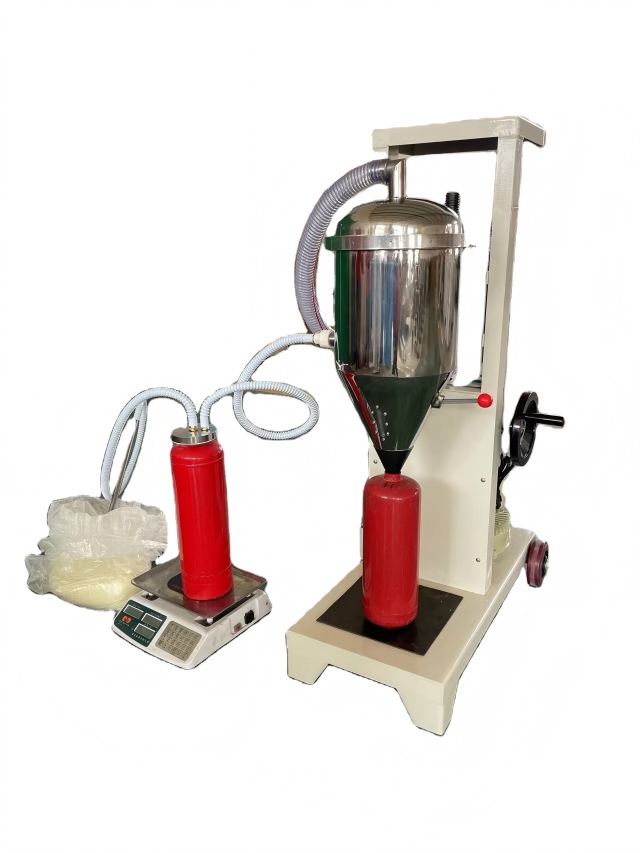 Полуавтоматический наполнитель сухого порошка