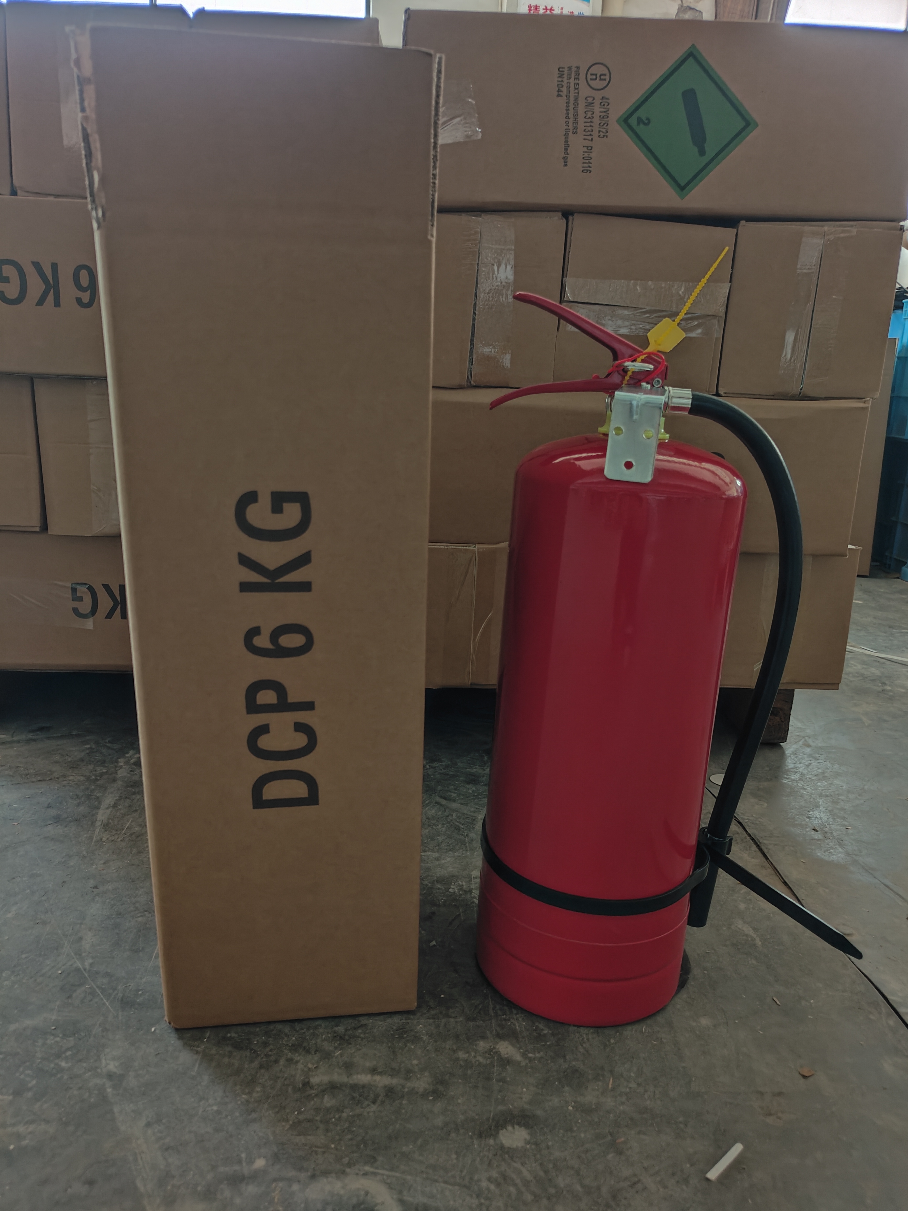 Портативный огнетушитель 6 кг, 40% сухой химический порошок для использования дома и в офисе