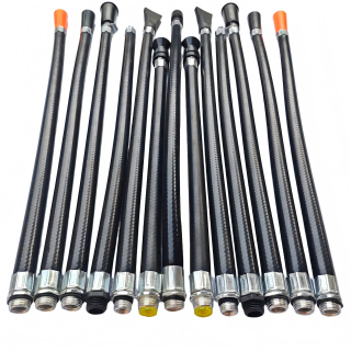 Огнетушитель Противопожарное оборудование с распылительной трубкой для подачи порошка и кожаным шлангом