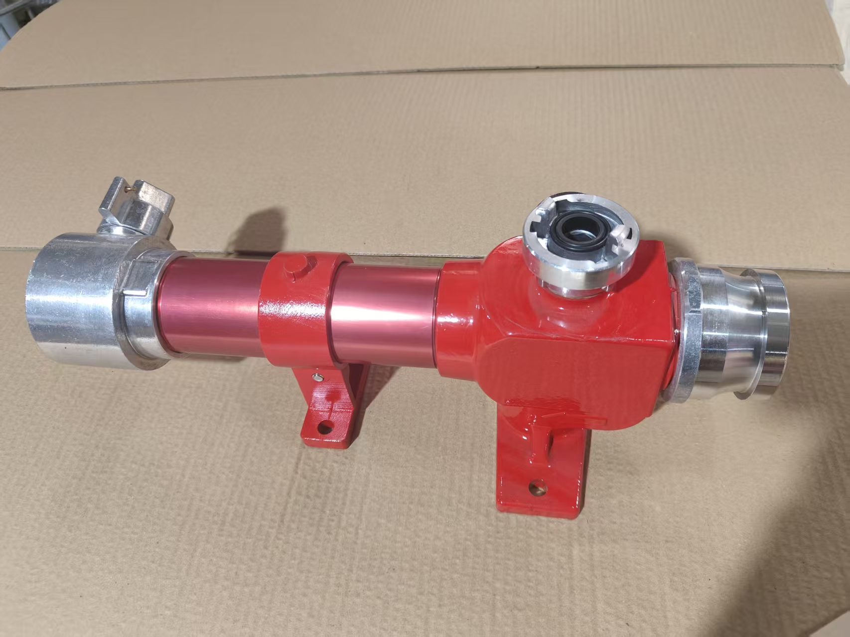 Латунный + алюминиевый линейный портативный пенный индуктор, противопожарный генератор пены