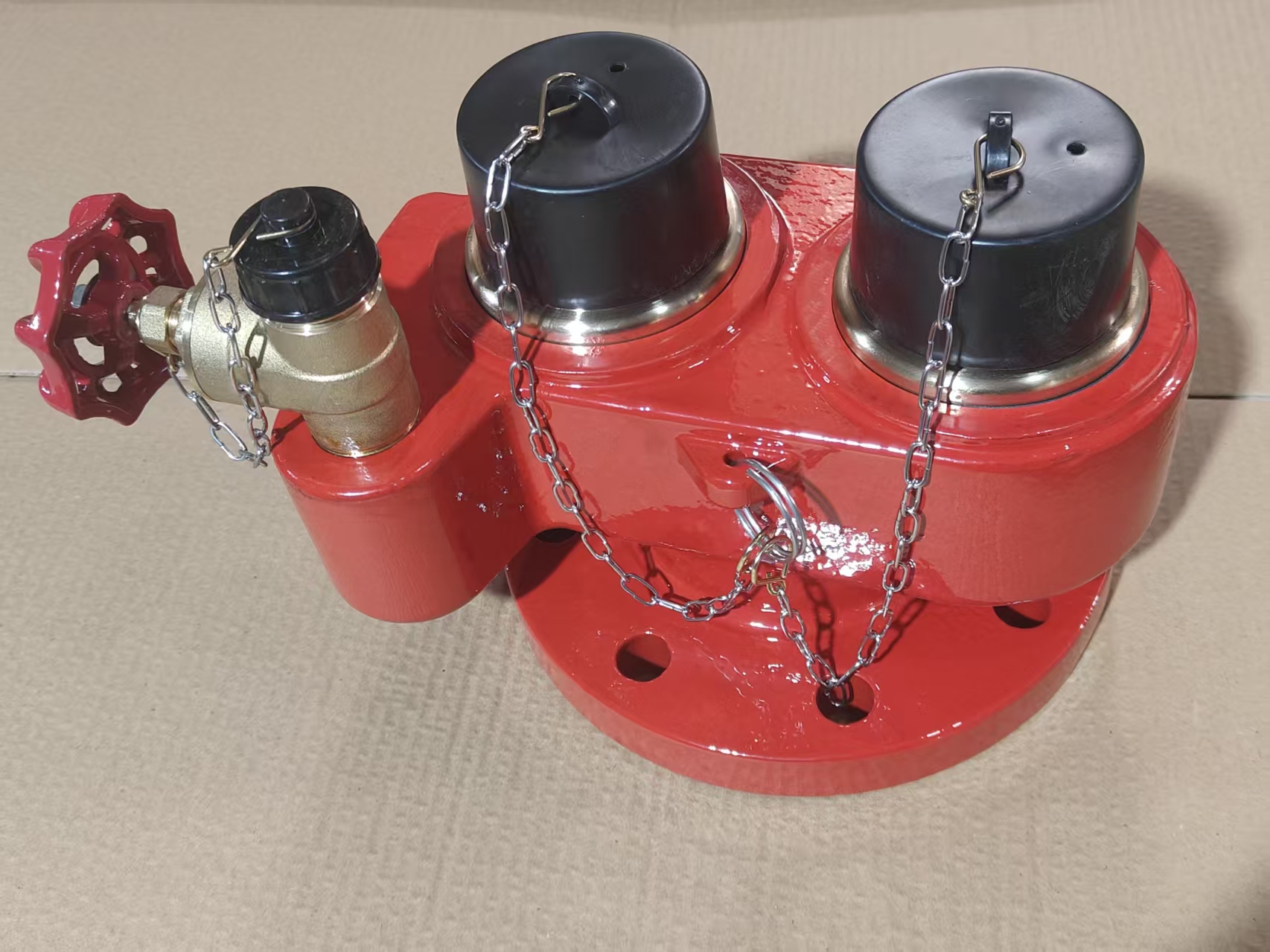 Двусторонний латунный переходник насоса на входе соединителя с фланцем для противопожарного оборудования