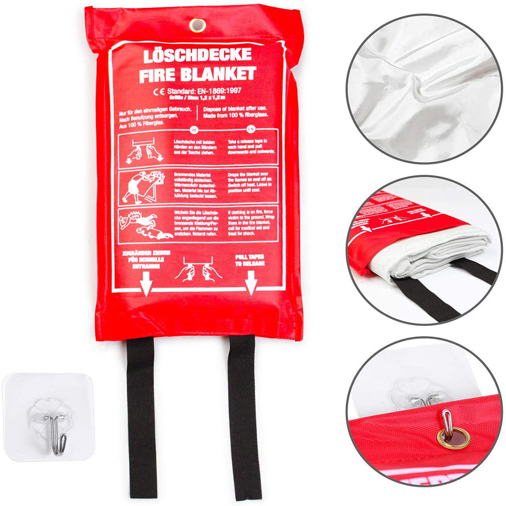 Профессиональное легкое противопожарное одеяло для камина